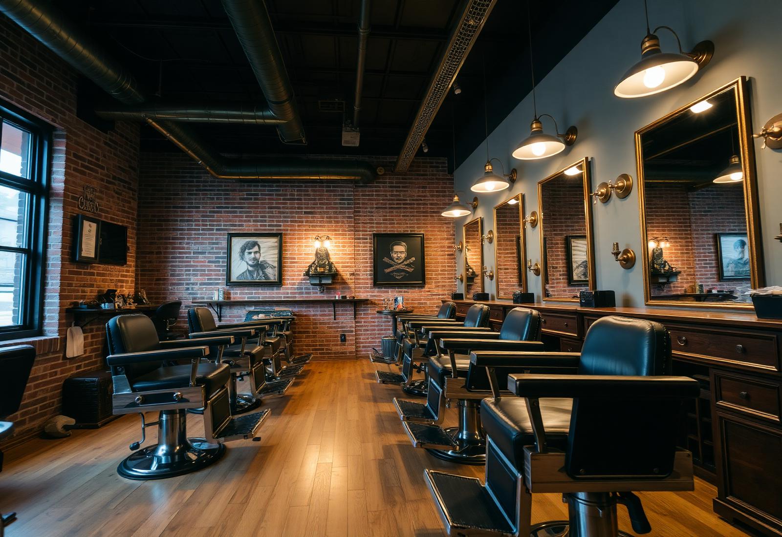 Crown & Fade shop interior
